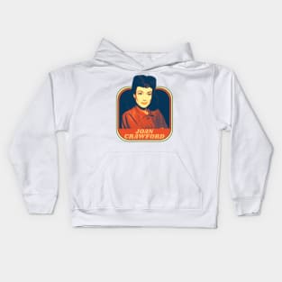 joan crawford vintage retro Kids Hoodie